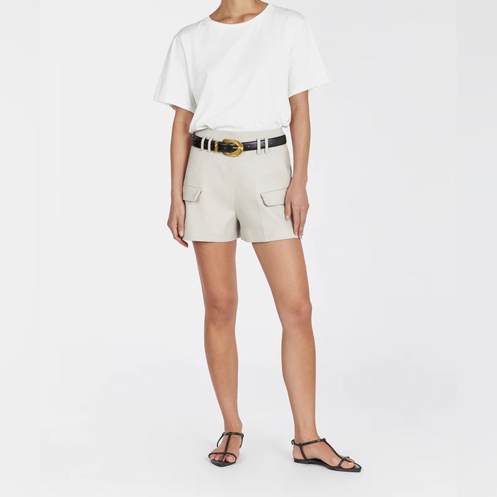 DISSH‎ BROOKLYN STONE TAILORED SHORT Wool Blend Size 4